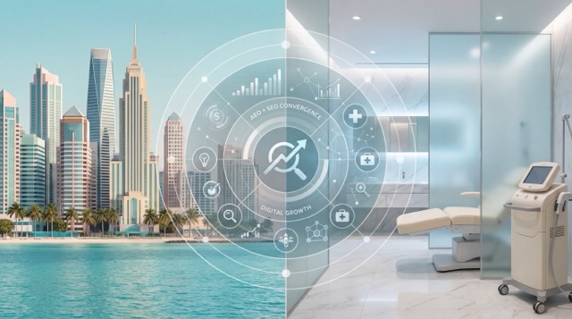 Miami dental practice with directory network visualization and data convergence showing dental patient pathways